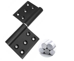 Quality Flag Type Five Hole Aluminum Hinge 120mm Length For Controlled Door Closing wholesale
