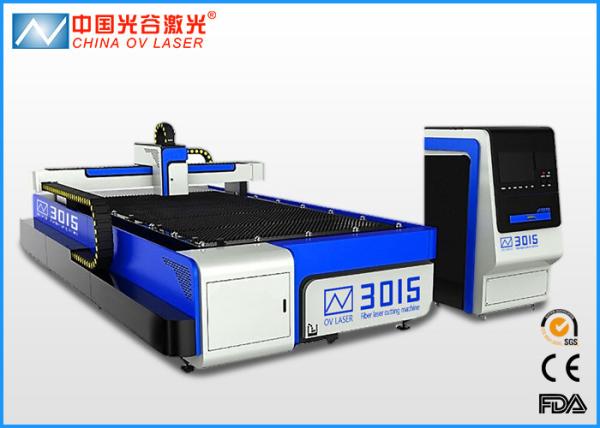 IPG Fiber 3mm Stainless Steel Laser Cutting Machine , 500 Watt Sheet Metal