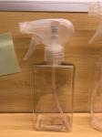 Square Plastic PET 300ML Hand Sanitizer Bottling Pump Bottle