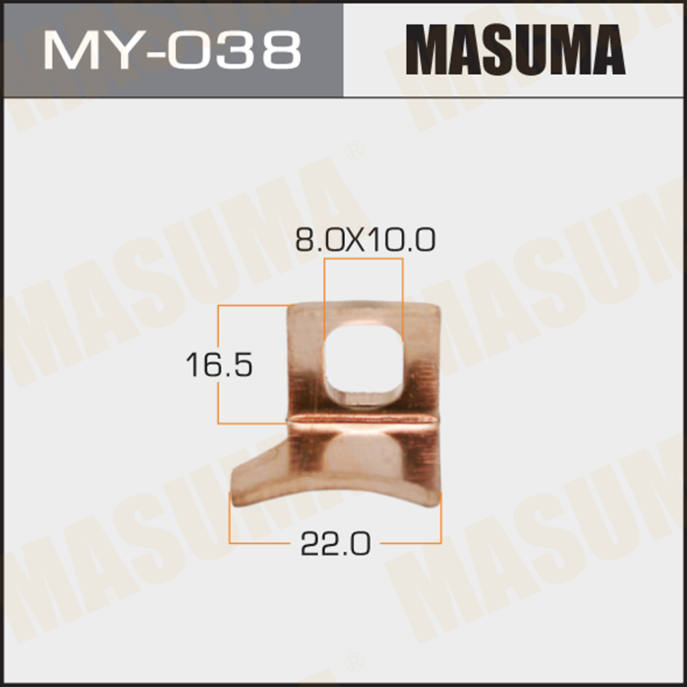 Screw Terminal MY-038 MASUMA 10PCS Automatic Battery Relay Contact for Starter Connectors Terminals