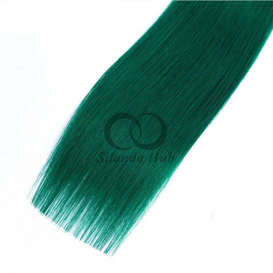 #T1B/Green Straight Remy Human Hair Bundles Sew In Weave Bundles Brazilian Bundle Deals