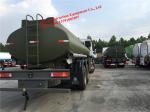 Military Green 6x4 17000L Water Transport Tanker Trucks