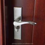 Bathroom Soundproof HDF Wood Doors Interior Finished 45mm Thick