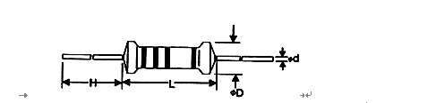 1K 5K 10K 100K 200K 1M Ohm Metal Oxide Film Fixed Resistance Resistor For Instrument And Apparatus