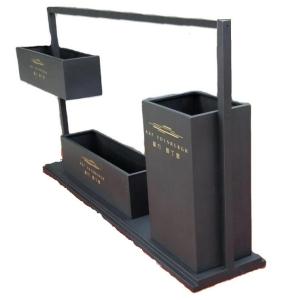 Quality Metal iron casting flower stand planter pot with stand wholesale