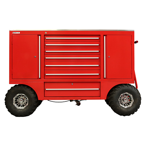 Garage Store Tools Heavy Duty Rolling Pit Cart Tool Box for Convenient Tool Storage