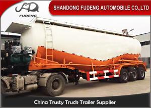 Quality 3 Axles 60cbm 80 ton Silo Bulker Cement Tank Trailer Carrier Reinforced Steel Material wholesale