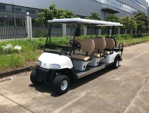 Quality 48V Large Capacity Battery Powered 8 Person Golf Cart With Reverse Folding Seats wholesale