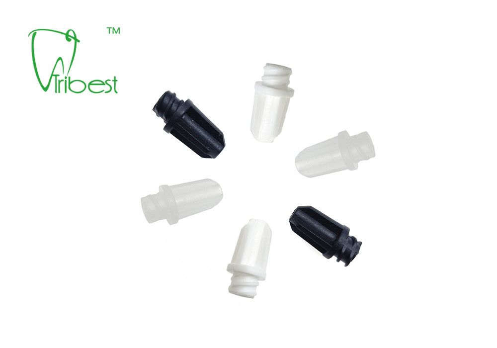 Medical Sterile Luer Lock Luer Slip Dental Syringe Cap Disposable Black White