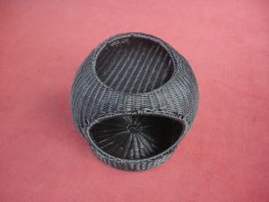 Quality Small Fashionable Wicker Pet Bed , Home Garden Dog Furniture wholesale
