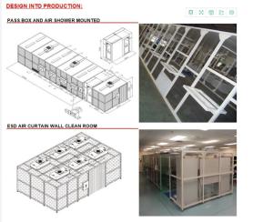 Quality Stainless Steel Class 100 Pharmacy Clean Room With PVC Plastic Curtain Wall wholesale