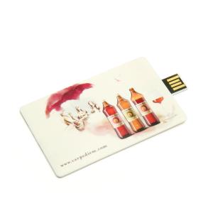Quality Promotional Card USB Flash Drives with Printing wholesale