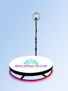 Quality Automatic 360 Video Photo Booth 100 CM For Wedding Live Streaming Party wholesale