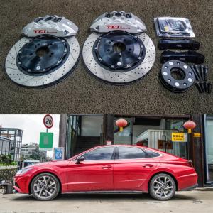 Quality 6 Piston Racing Caliper Brake Kit With 355*32 MM High Carbon Disc Racing And Brake Pads For Hyudnai Santana 18 Inch Rim wholesale