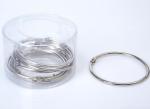 Metal nickel 50mm(2")loose leaf ring book binding ring hinged snap ring in PVC