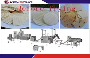 Quality Fully Automatic Doritos Chips Making Machine , Fried / Dried Corn Tortilla Making Equipment wholesale