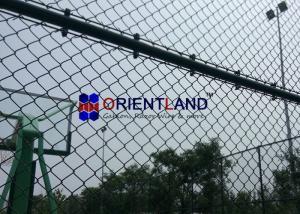 Quality Oil And Gas Station Steel Chain Link Fence Anti Climb Welded Mesh Round Post wholesale