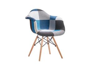 Quality Solid Wood Leisure Hotel Nordic Scattered Patchwork Dining Chair wholesale