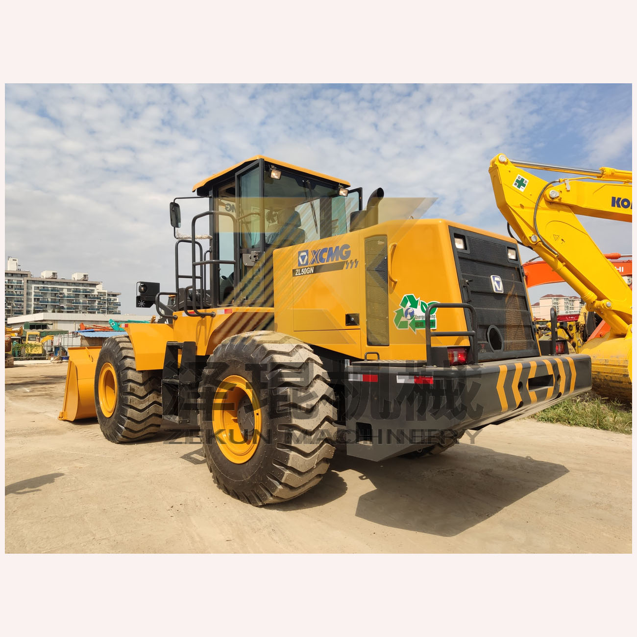ZL50GN XG ZF 5 Ton Wheel Loader Construction Machinery Equipment for Working Hours 0-2000
