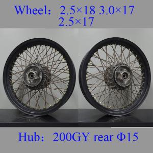 Quality Front Spoked Motorcycle Wheels Durable Universal Type For Biz Disc wholesale
