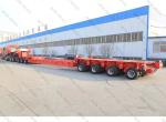 1310mm Wheel Base Customized Gooseneck Semi Trailer For Heavy Duty Cargo