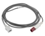 Gray Medical Temperature Probe Compatible With HP Temperature Interconnect Cable