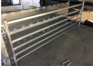 China Galvanized Oval Pipe Cattle Fence Panel For Farm 40X80MM x1.6mm on sale