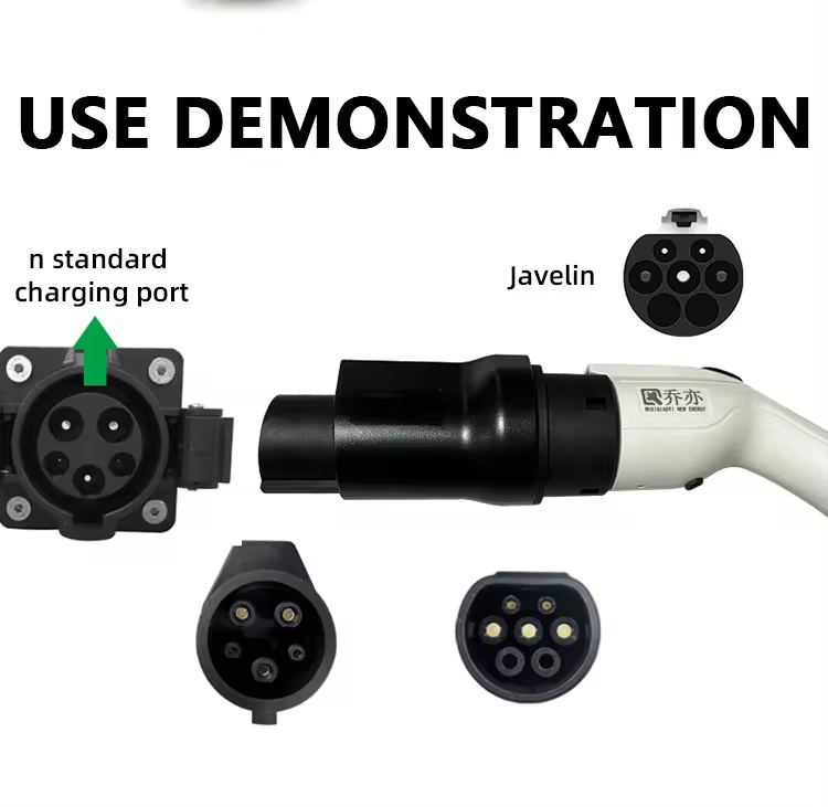 GB/T to Type1 EV Charger Adapter for Electric Car Car Side Plug Electric Vehicle Connectors Charging Adapter