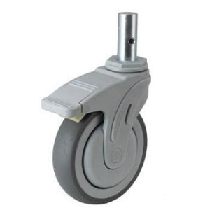 Quality 06-Medical caster Stem steell casters nylon yoke wholesale