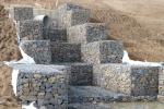 Pvc Coated Galvanized 2m Gabion Basket Woven