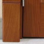 Fancy Double Solid Wooden Laminate Doors 45mm Thickness Waterproof