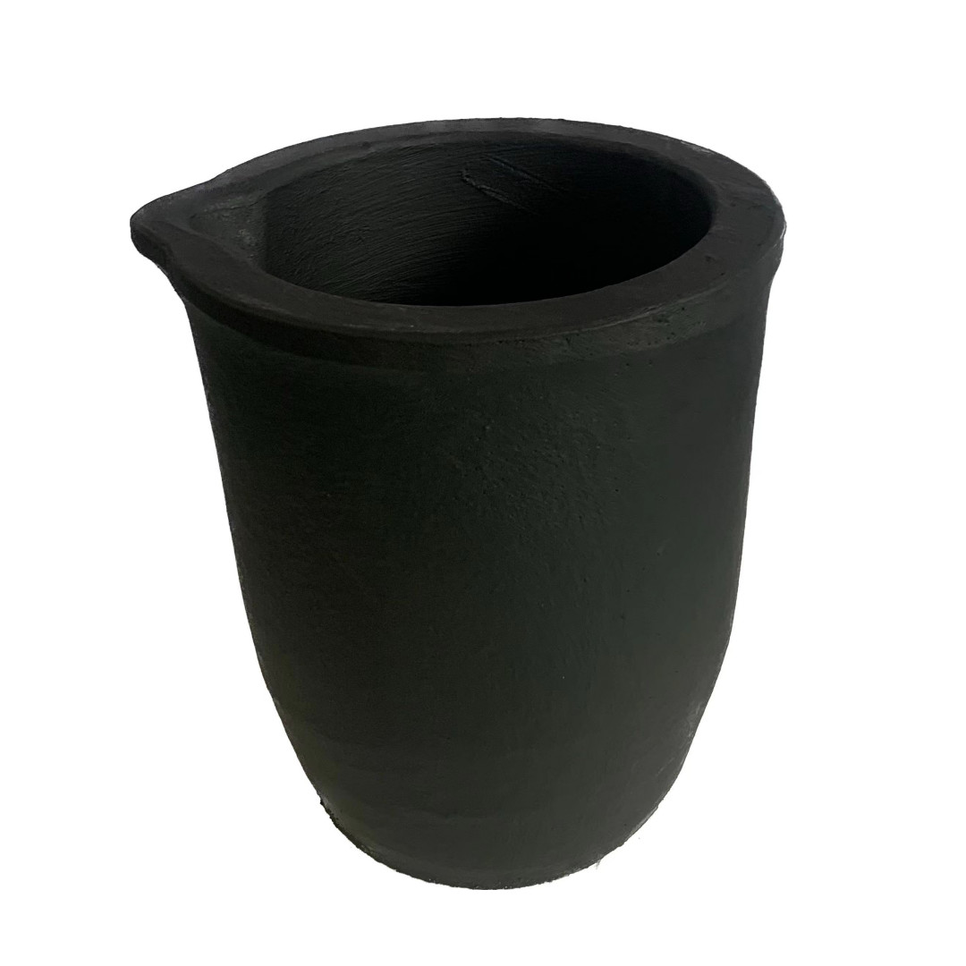 Durable Crucible With Pouring Nozzle for Accurate and Controlled Molten Metal Transfer in Casting