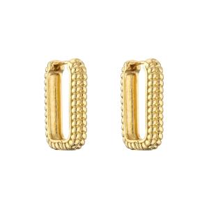 Quality 24K Chunky Gold Plated Hoop Earrings wholesale