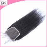 100% Virgin Human Hair Frontal Lace Closure with Baby Hair 13x4 Peruvian Virgin