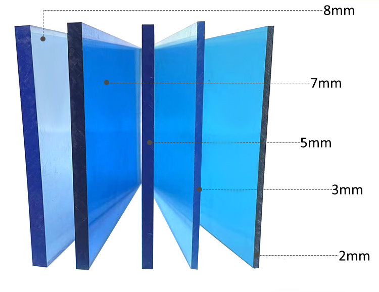Polygao Scratch Resistant Hard Coated clear / Transparent Solid Polycarbonate Panels / Pc Solid Polycarbonate Sheet
