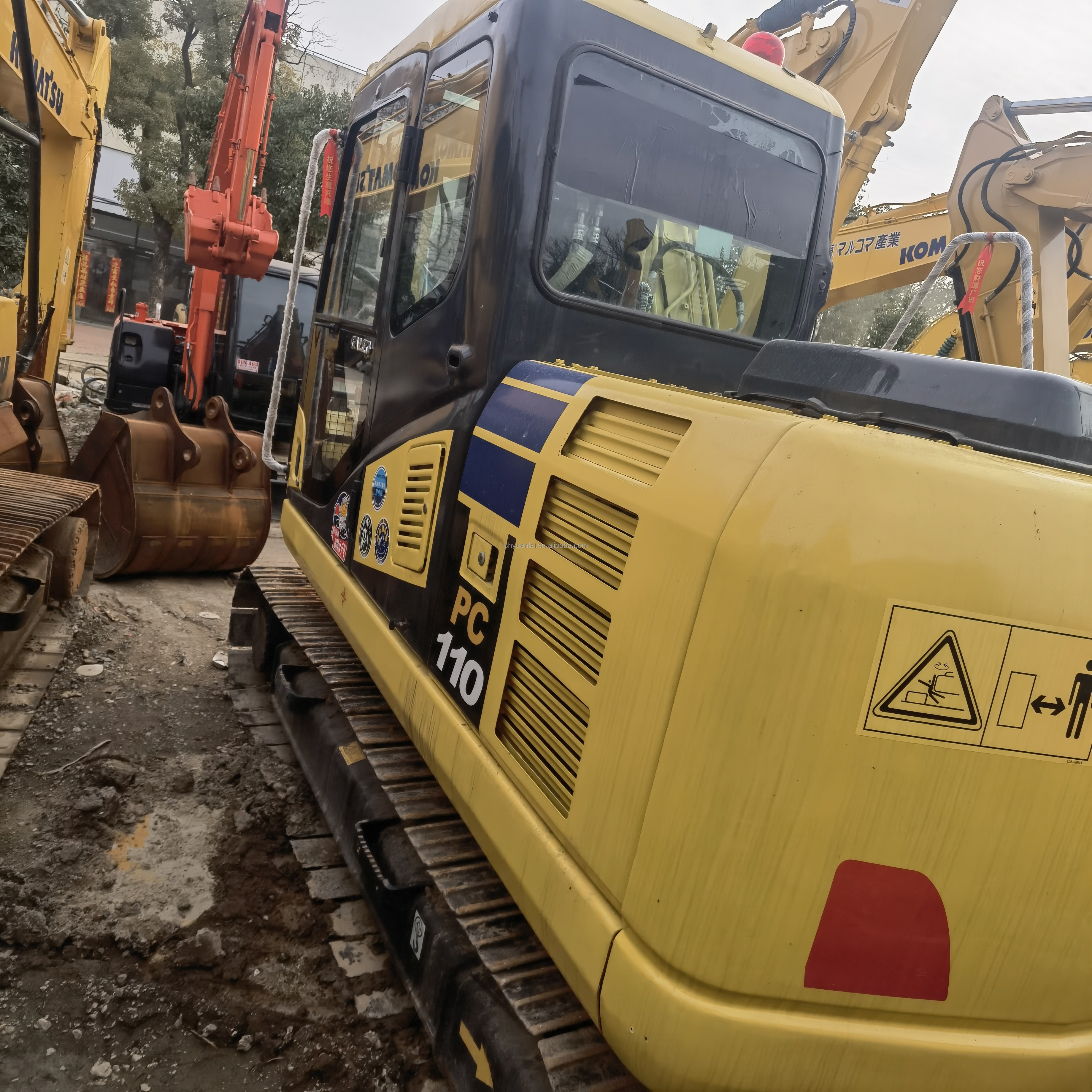 Hydraulic Cylinder Original Japan Komatsu PC110 11Ton Used Excavator