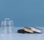 50ml Cosmetic Plastic Storage Jars 2.75in Multicolor Aluminum Lid