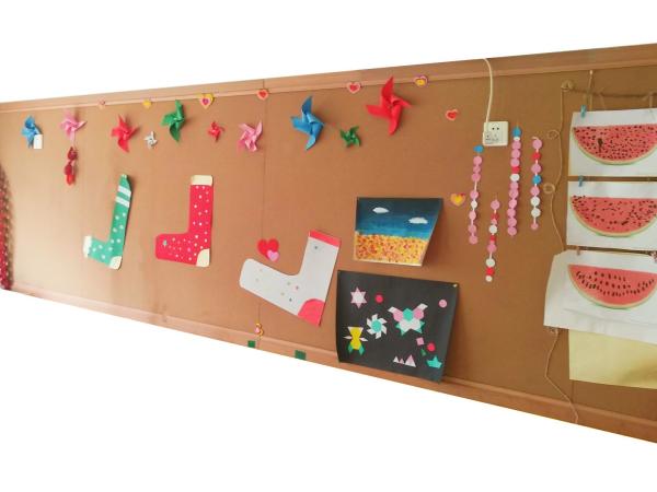 OEM Kindergarten Decorative Natural Cork Panels Wall Tiles Eco Odorless