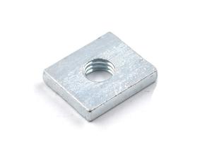 Quality Custom-made Galvanized Square Mild Steel Nuts M6 carbon steel nuts wholesale