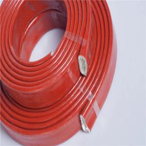 Quality Brake Lines Braided Silicone Rubber Fiberglass Sleeving With Silicone Resin wholesale