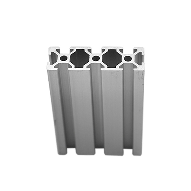 20*60 Silver Anodised Aluminium Profile For Sliding Wardrobe