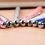 4IN 1 LED Light metal pen ,Touch srceen phone metal pen ，laser light pen, metal