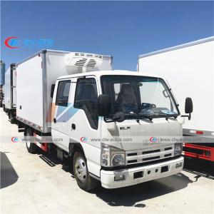 Quality 2T 3T ISUZU Double Row Frozen Meat Delivery Trucks wholesale