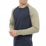 CAT2 Fireproof Long Sleeve Shirt CFR 7oz For Men Working Navy Khaki