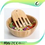 organic bamboo salad bowl