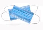 3 Ply Disposable Earloop Face Mask Non Woven Anti Virus Anti Dust Blue