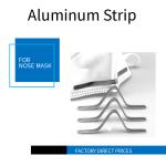 Aluminum Strips Nose Pin / Clip Nose Wire For Mask , Long Life Time
