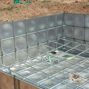 Quality Foldable Modular Plate Underground Water Tank High Strength Argon Arc Weld wholesale
