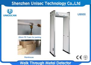 Quality 6 Zones Door Frame Metal Detector , Airport Sesurity Walk Through Metal Detector wholesale