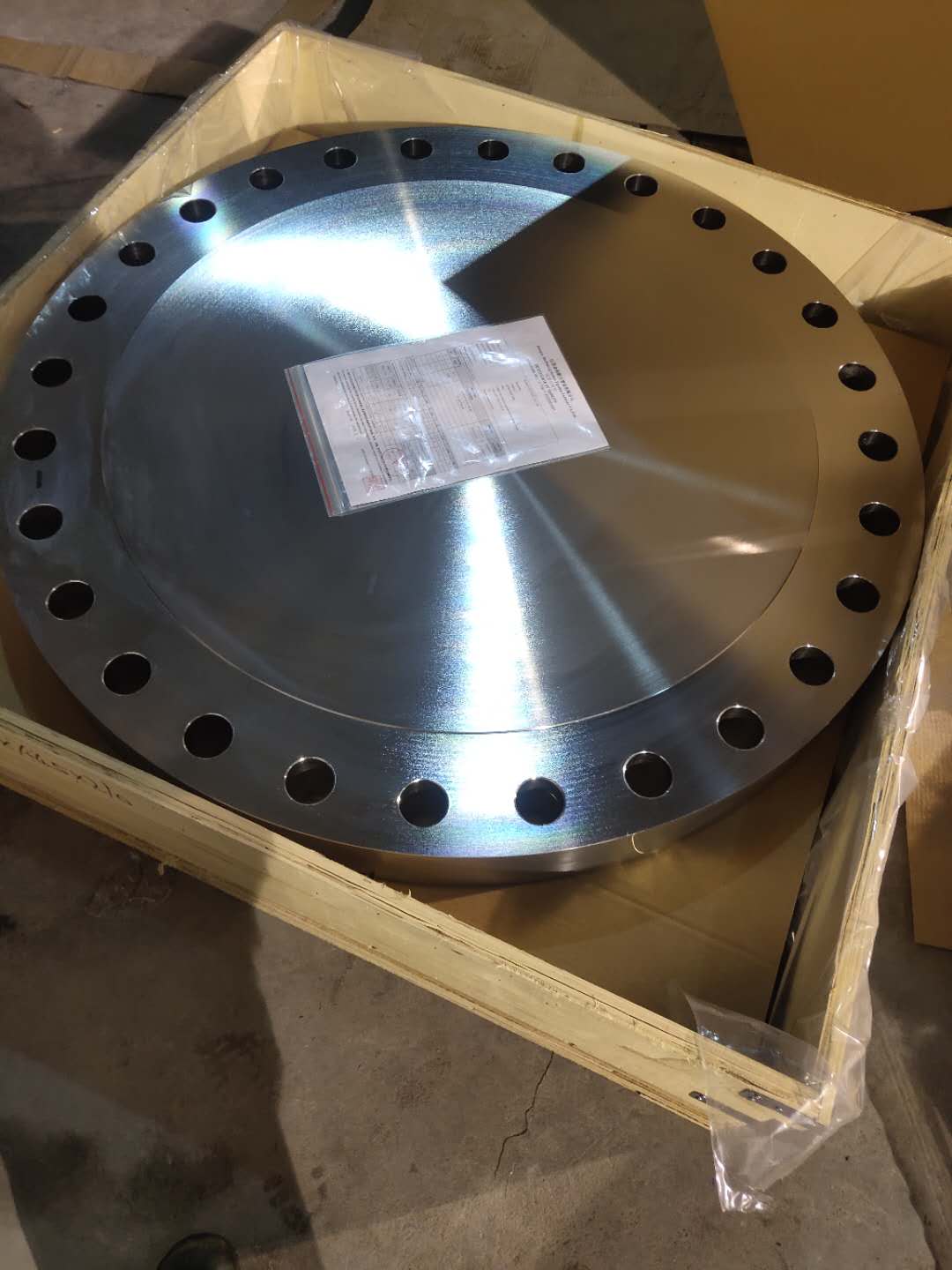 A182 F316L Stainless Steel BLRF Flange 300# 14" ASME B16.5